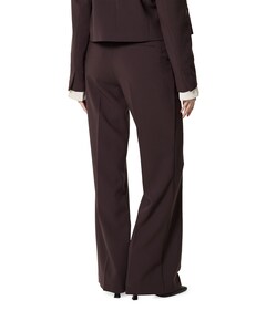 WOVEN dames pantalon bruin