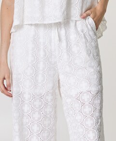 Francesco Pio dames pantalon wit