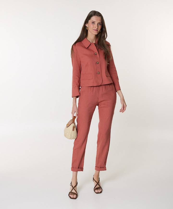 RHODOS dames pantalon bruin