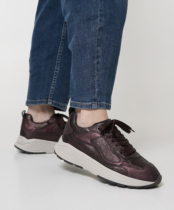 Milau dames sneakers bruin