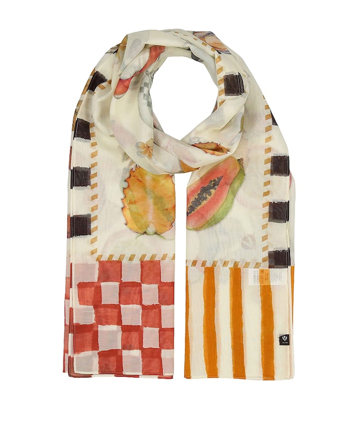 Dames sjaal multicolor