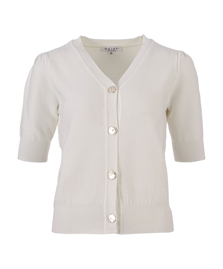 Dames vest ecru