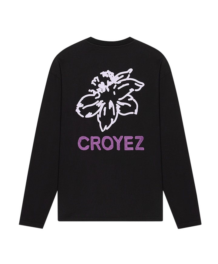 Heren longsleeve zwart