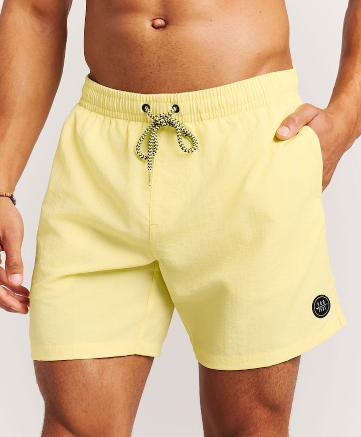 Heren zwemshort geel