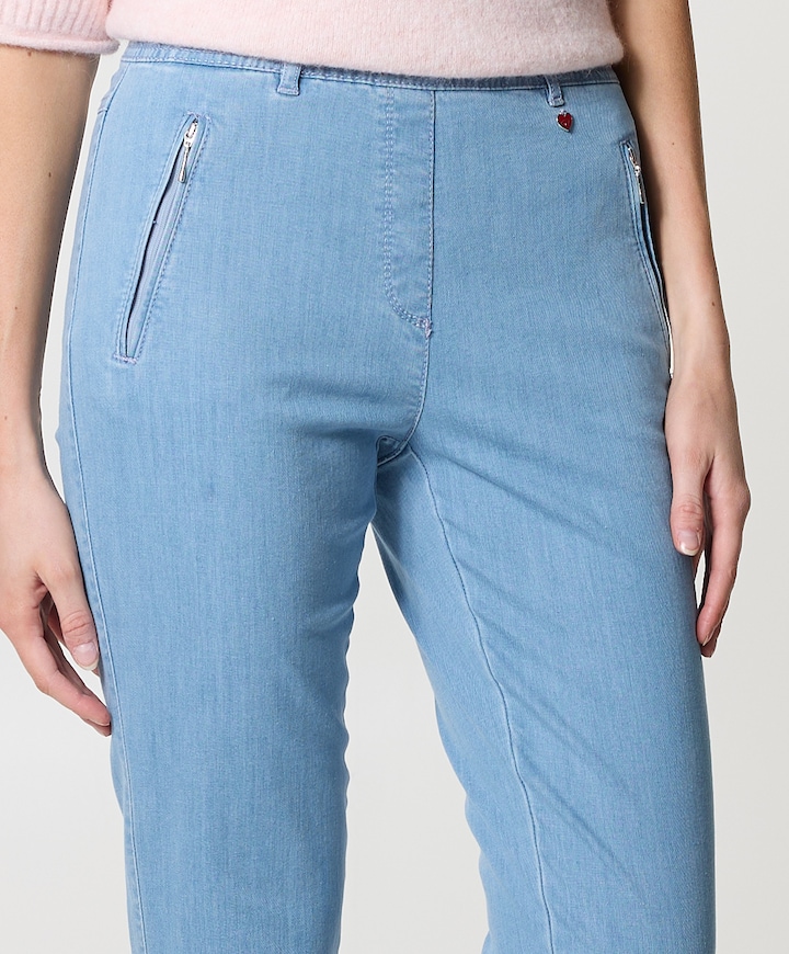 Alice Zip 7/8 dames jeans blauw