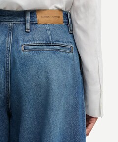 Saharper pleat 15893 dames jeans blauw