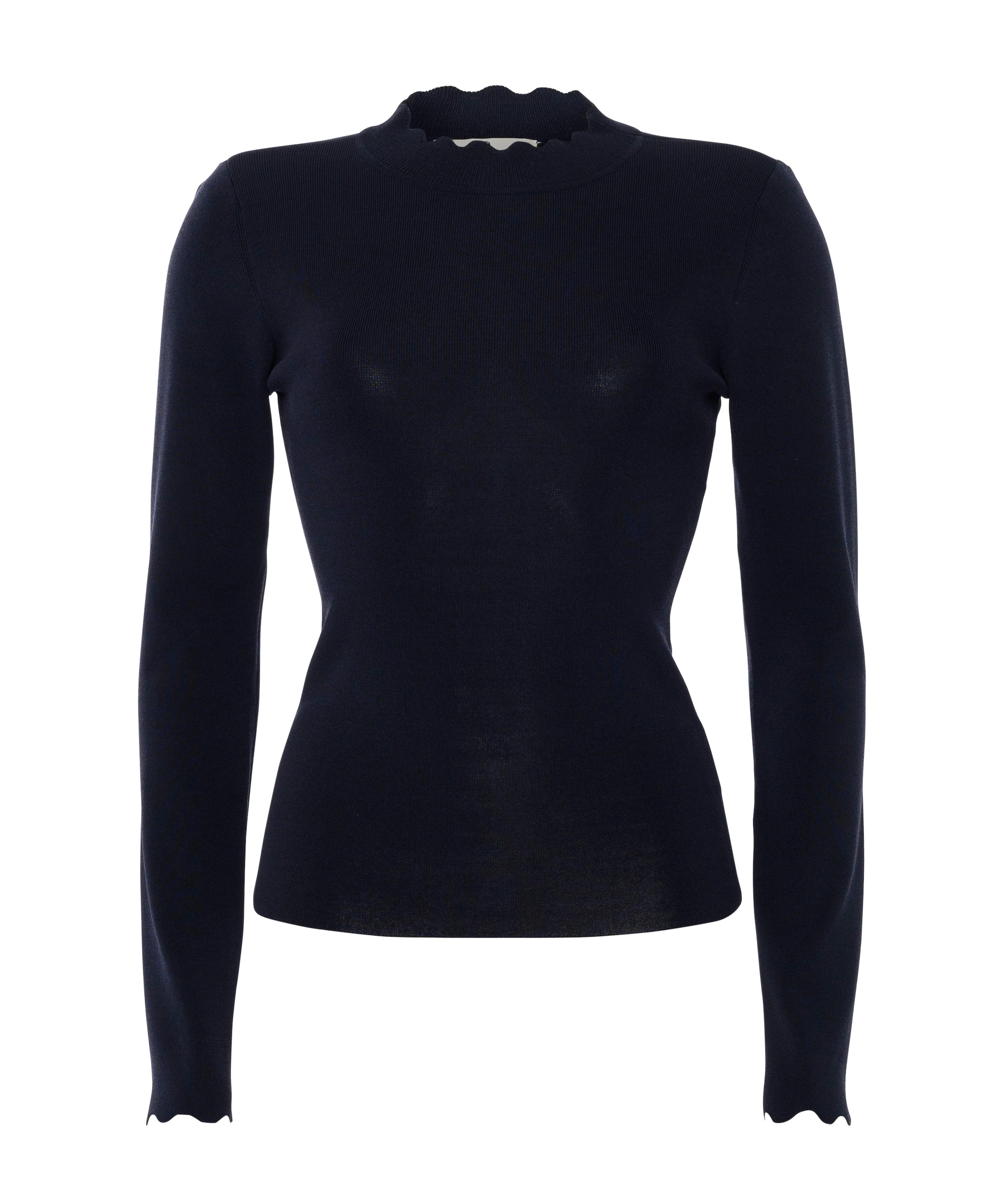 Dames longsleeve blauw