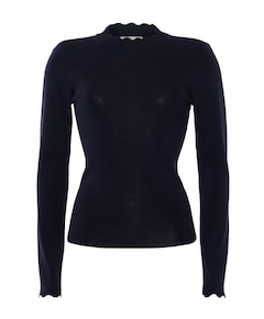 Dames longsleeve blauw