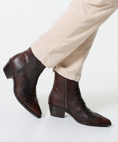 Carlotta dames enkellaarzen bruin