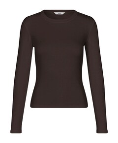Dames longsleeve bruin