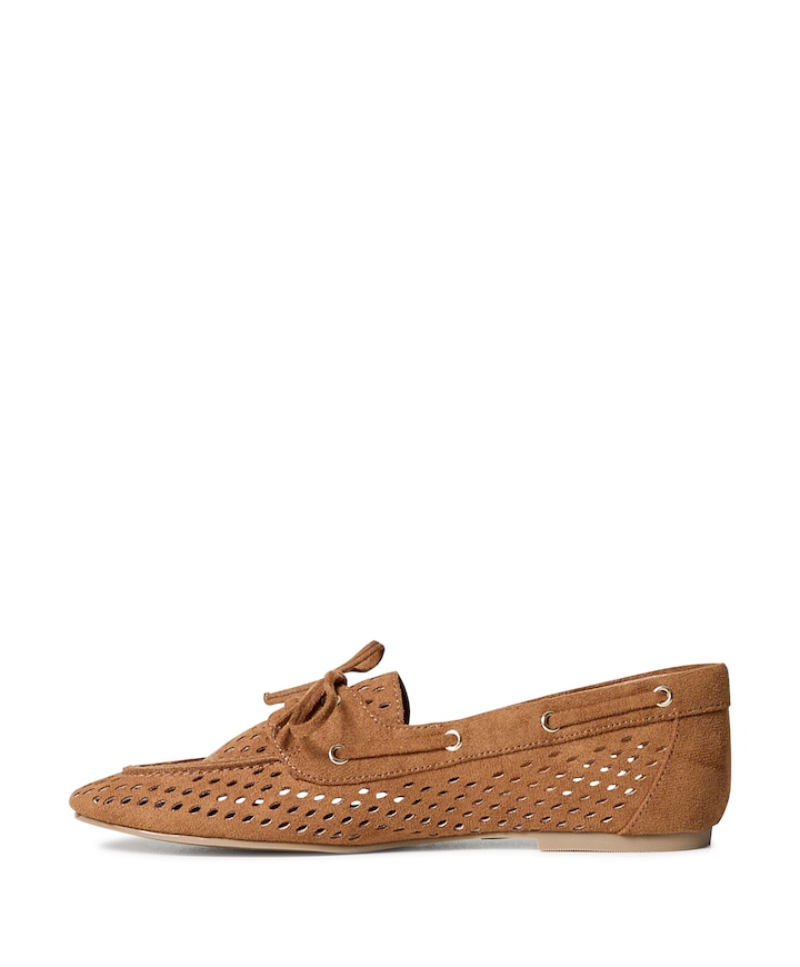 dames loafers bruin