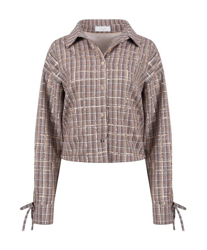 Dames blouse beige
