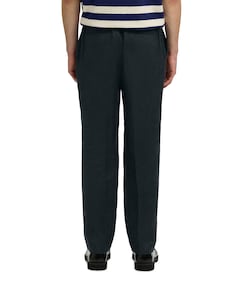 SLHREG-ENZO LINEN TRS heren broek zwart