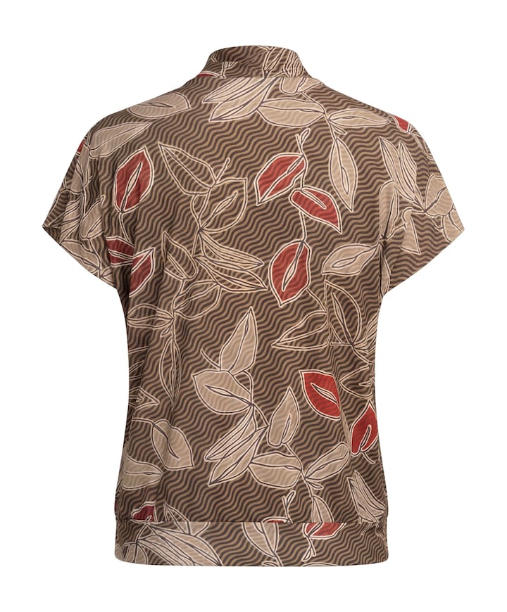Dames T-shirt bruin