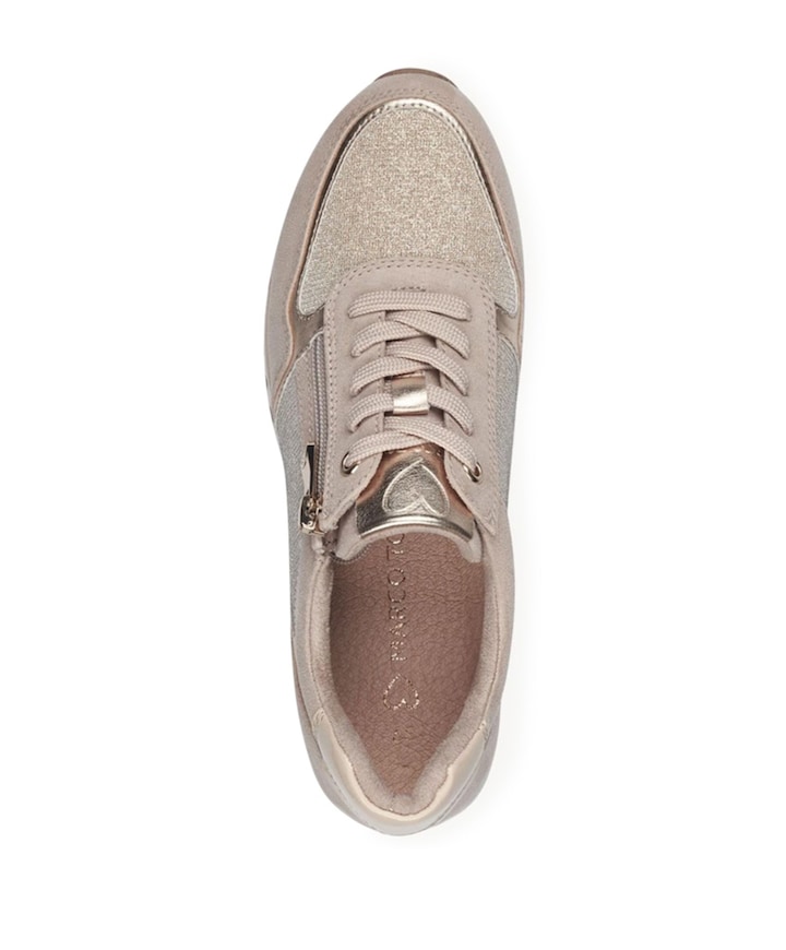Women Lace-up dames sneakers beige