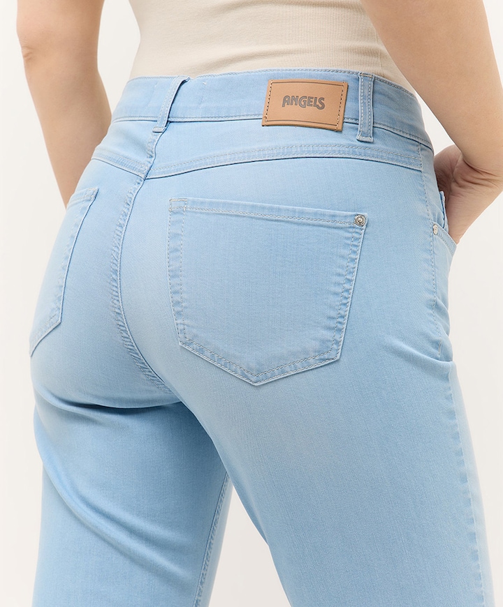 Anacapri dames capri broek blauw