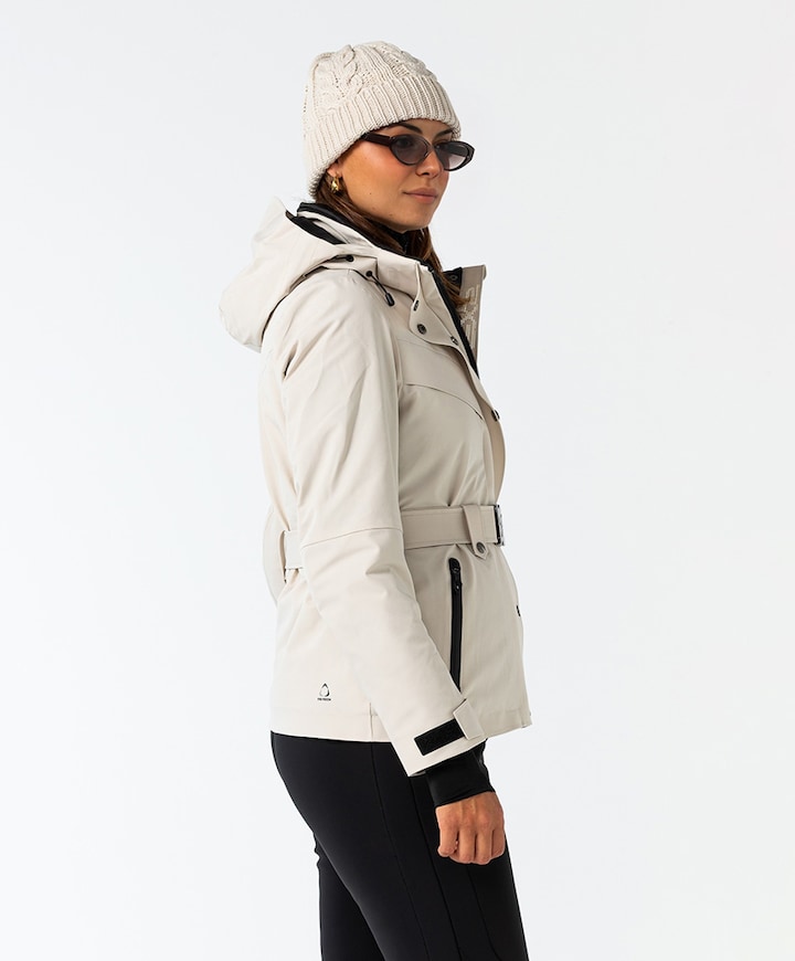 Dames ski-jas beige