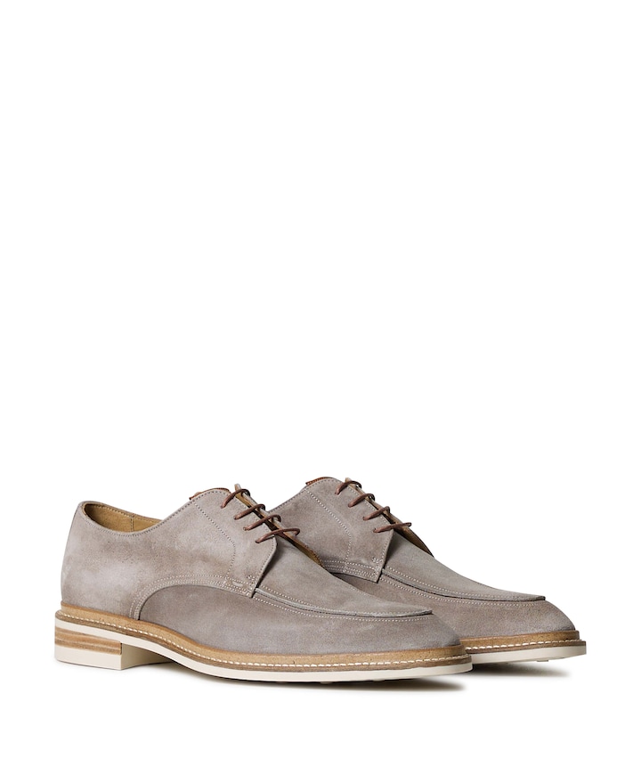 heren veterschoenen grijs