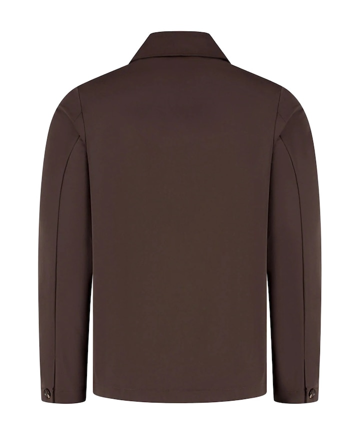 Heren overshirt bruin