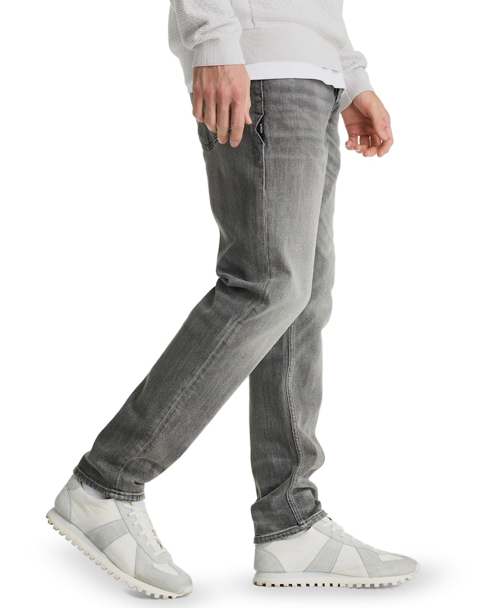 EVAN RUSH heren jeans grijs