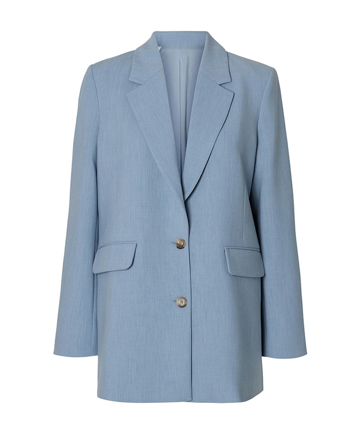 Dames blazer blauw