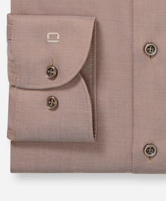 Heren overhemd lange mouw beige