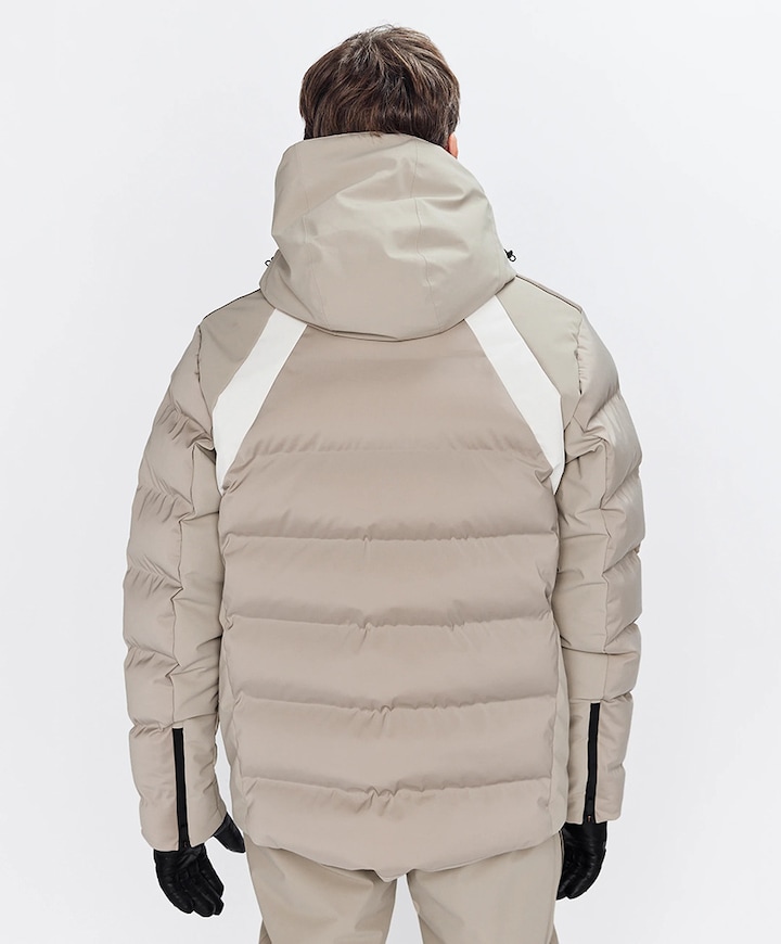 Heren ski-jas beige