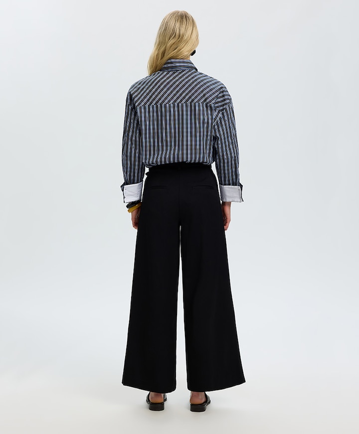 Dames blouse blauw