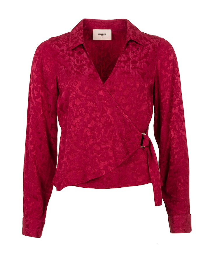 Dames blouse rood