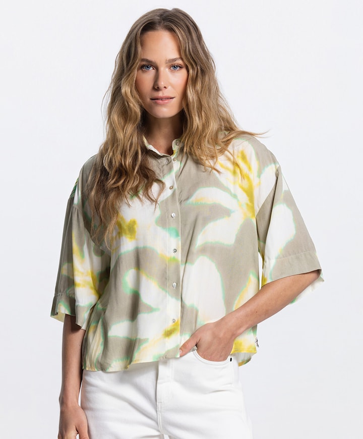 Dames blouse groen