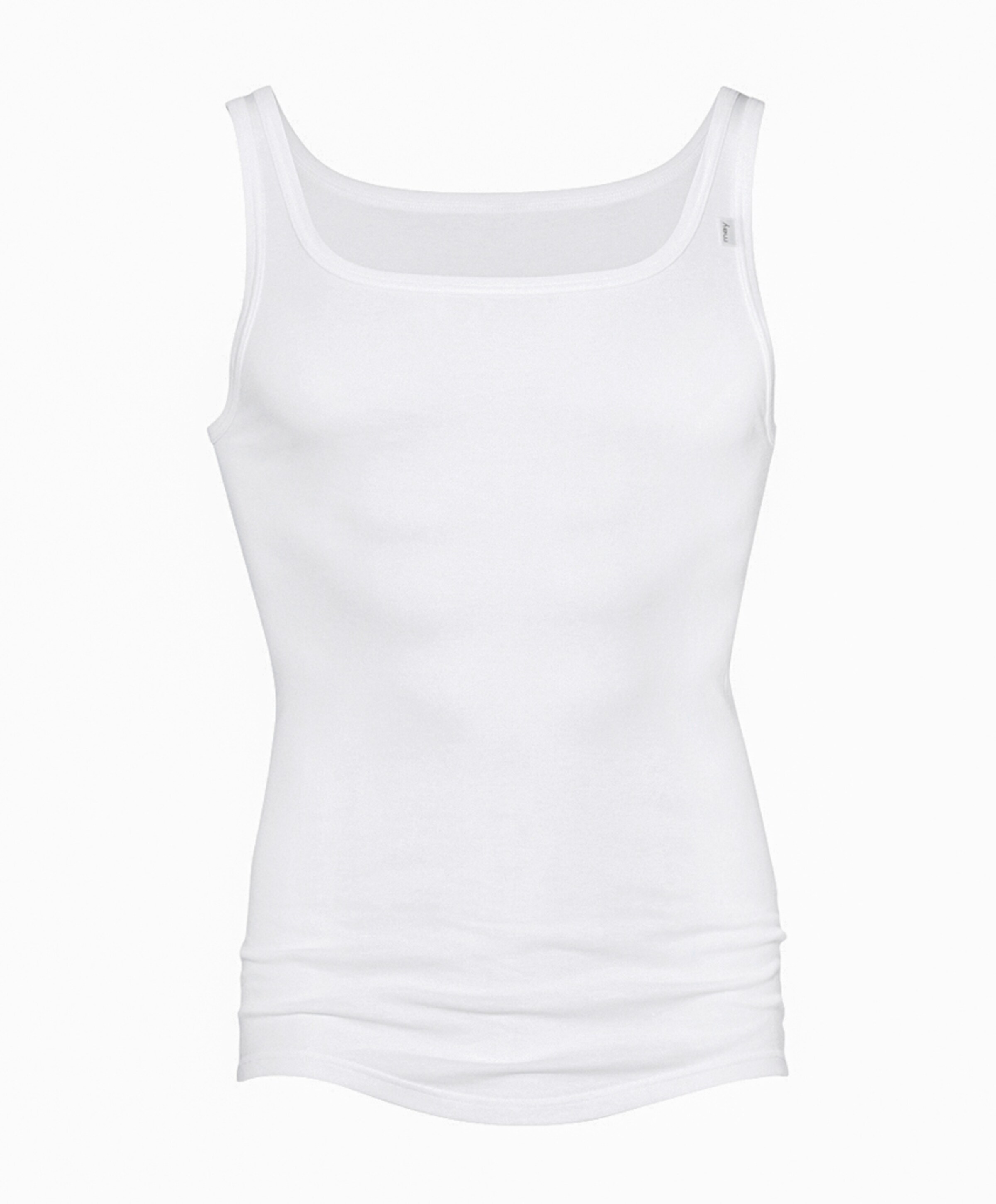 Heren singlet wit