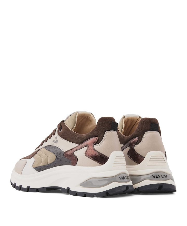 Liz Leighton dames sneakers beige