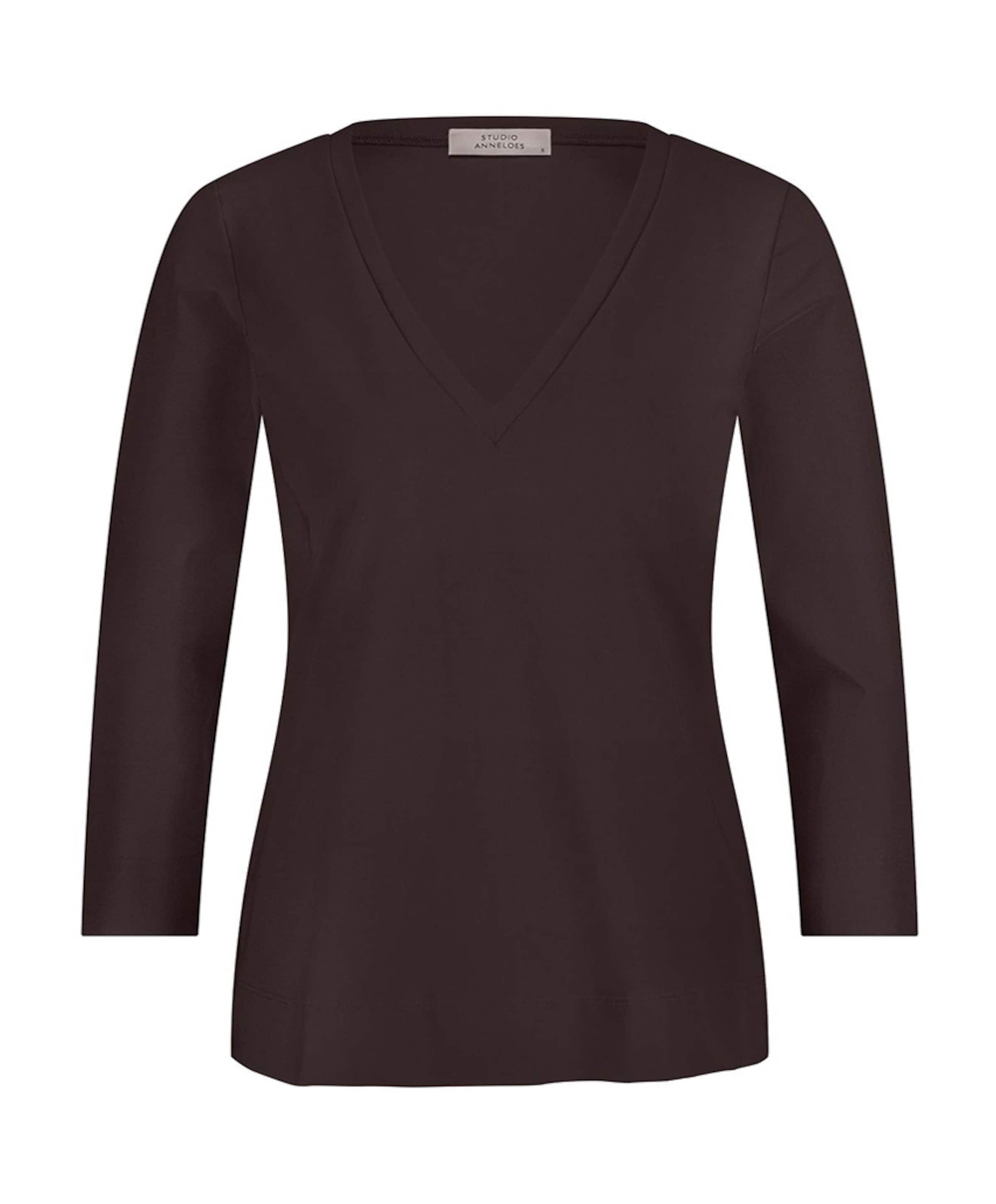 Dames longsleeve bruin