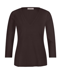 Dames longsleeve bruin