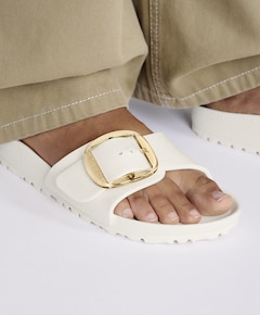 Madrid Big Buckle EVA Women  dames badslipper ecru