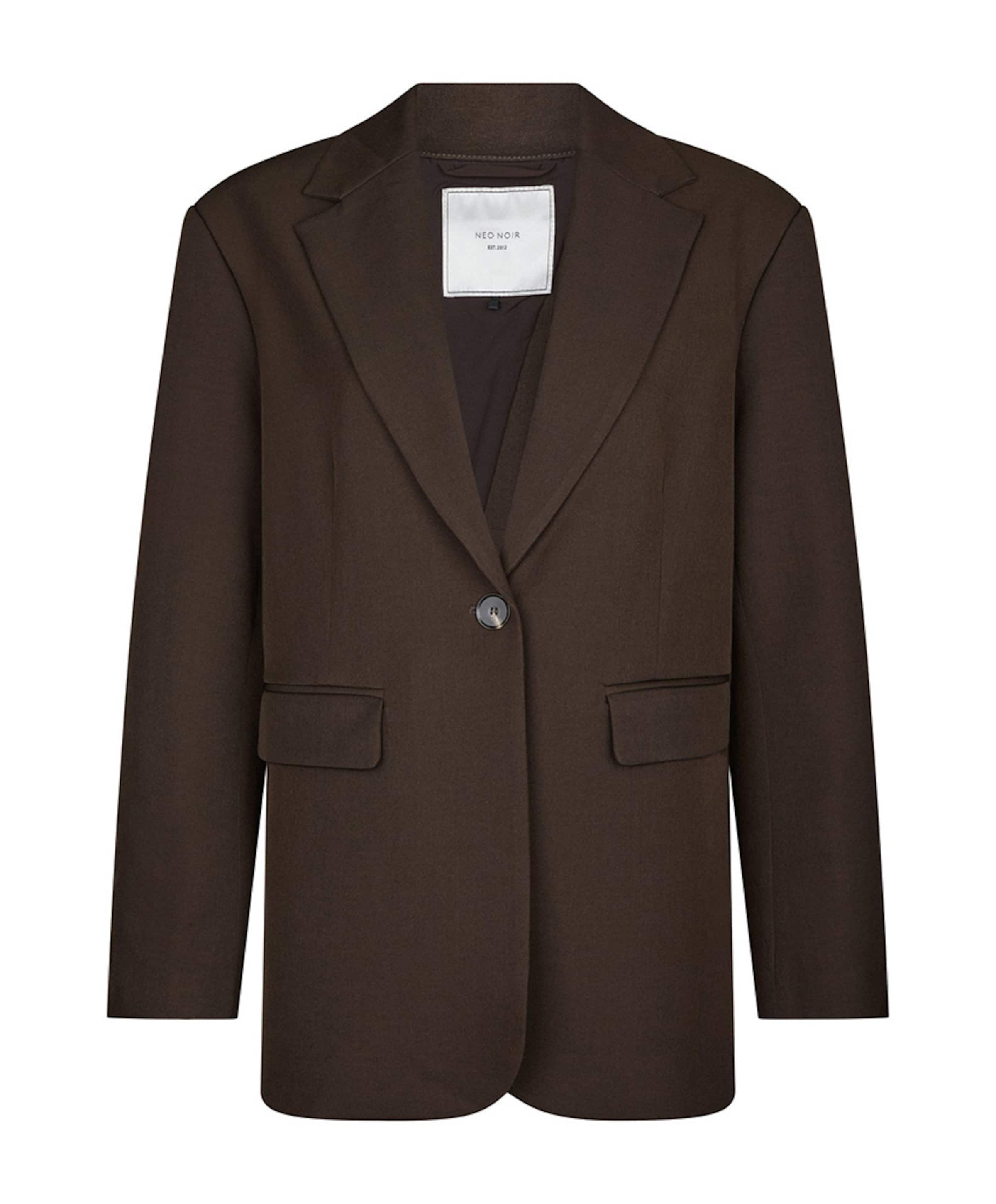 Dames blazer bruin