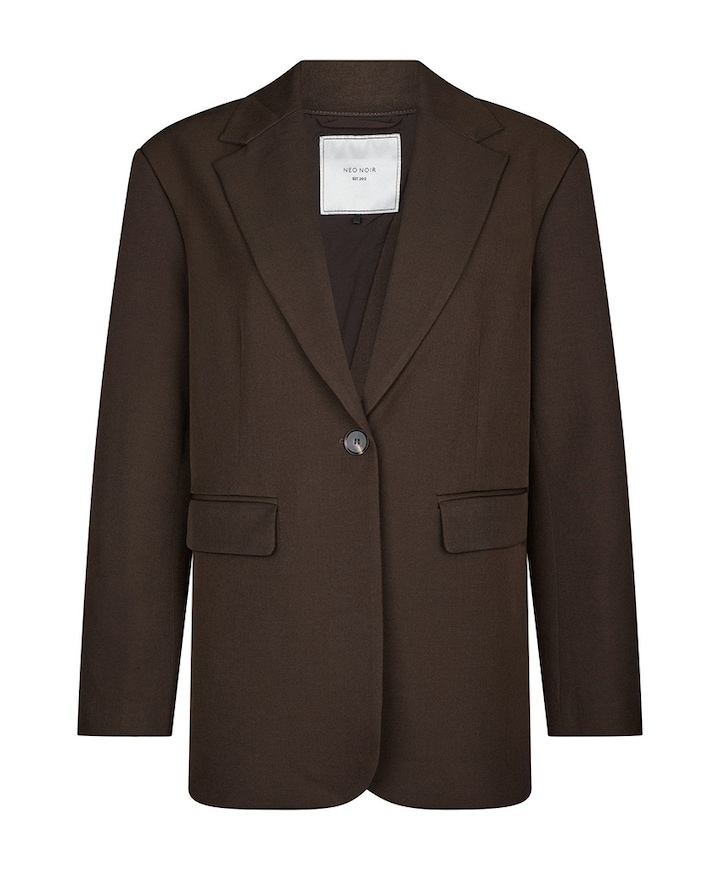 Dames blazer bruin