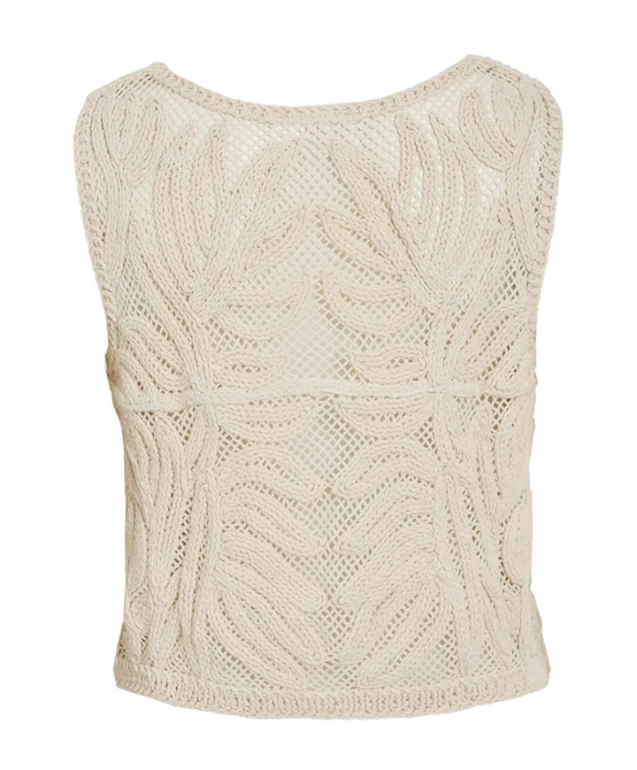 Dames top beige