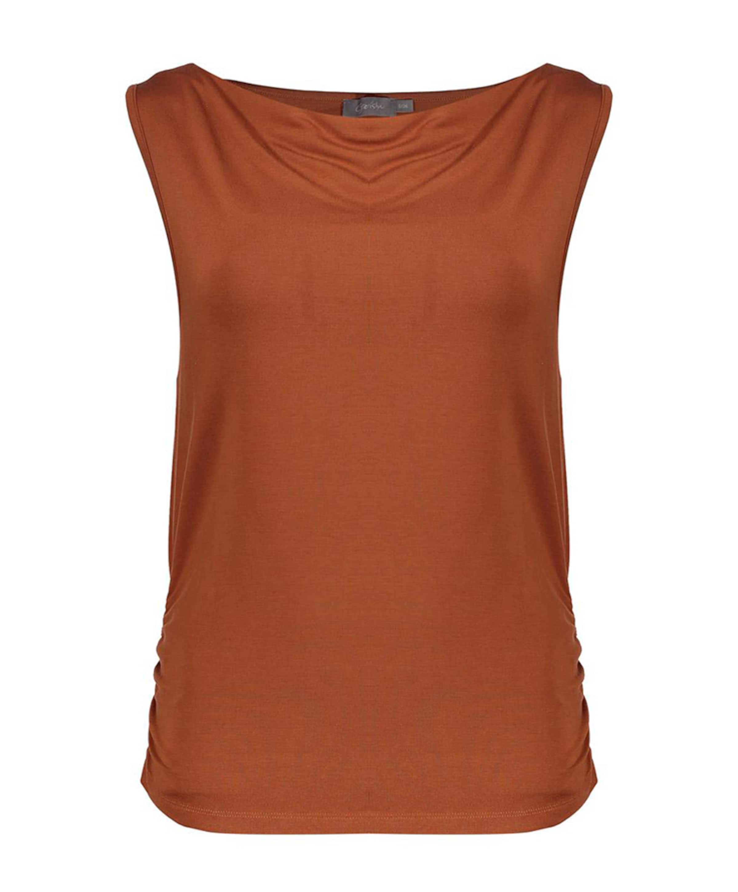 Dames blouse oranje