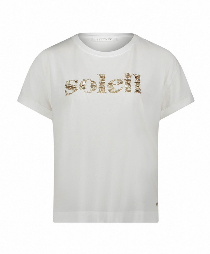 Dames T-shirt ecru