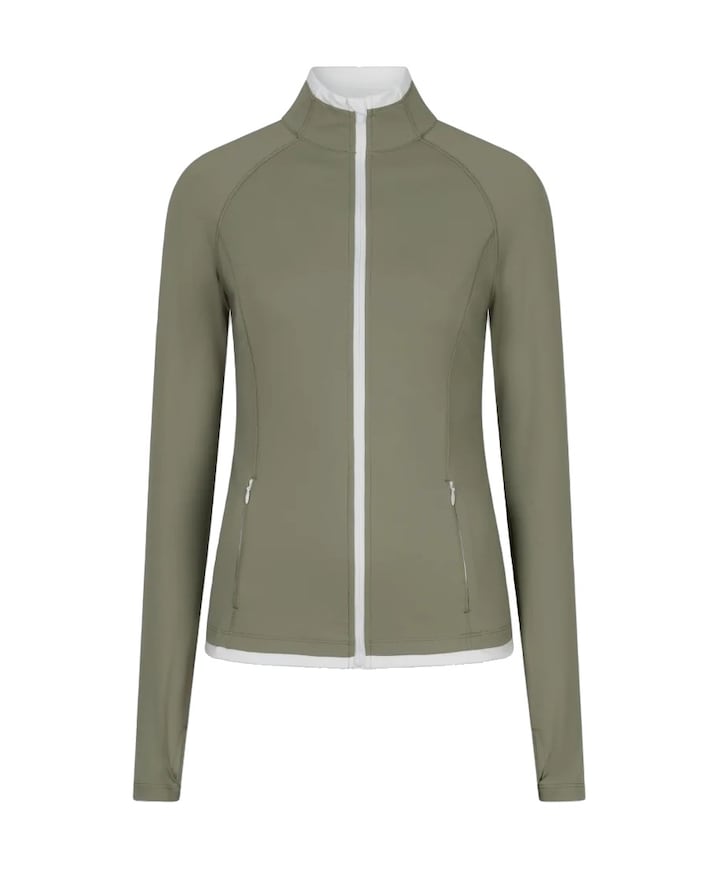 Dames vest groen