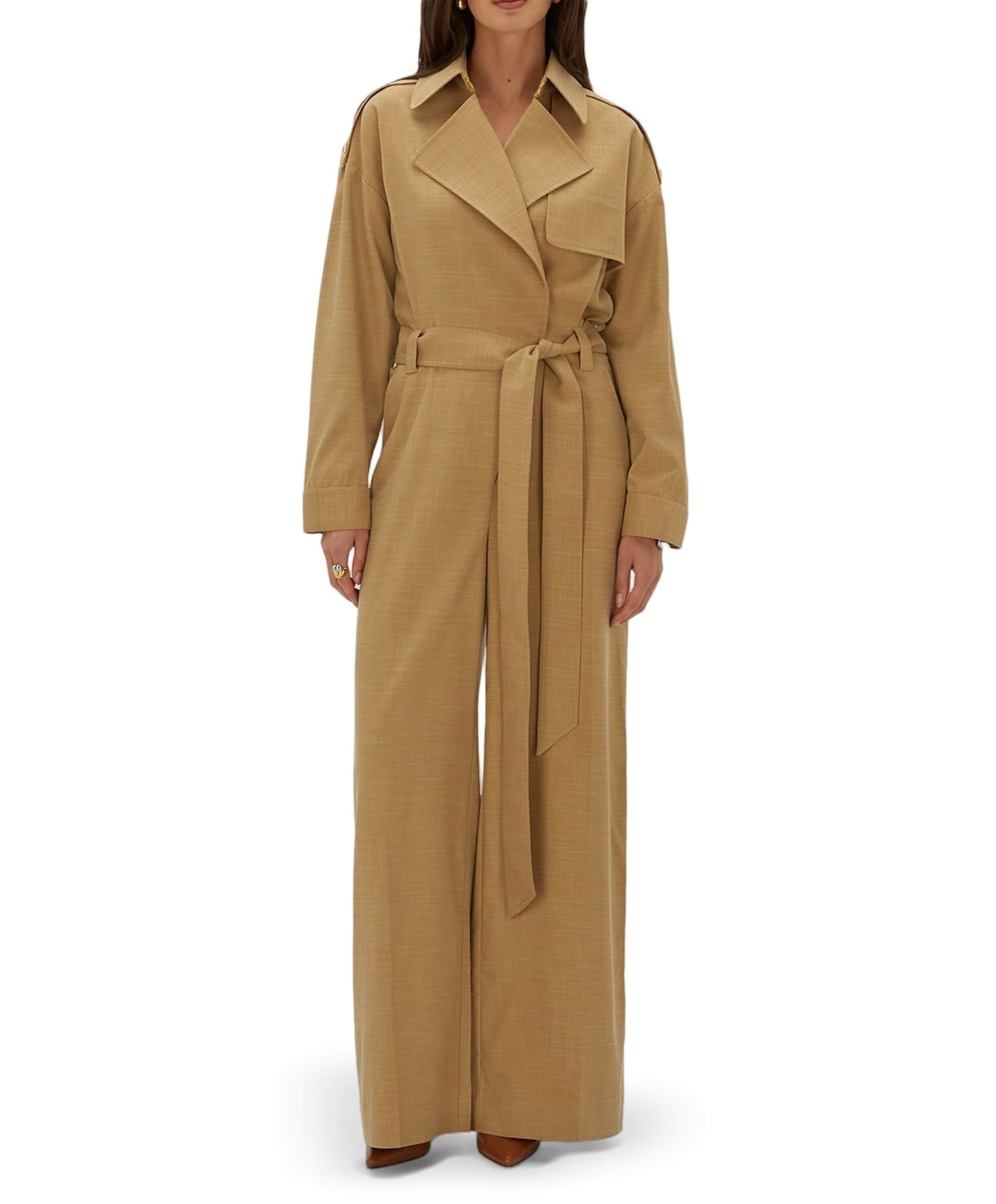 TONE dames jumpsuit beige