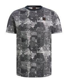 Heren T-shirt blauw