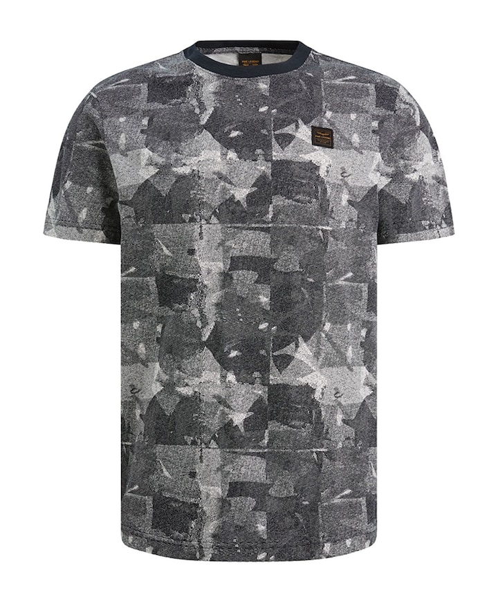 Heren T-shirt blauw