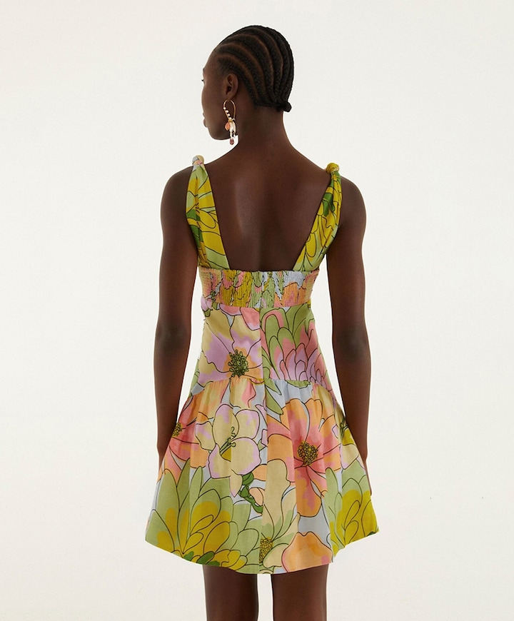 Dames jurk multicolor