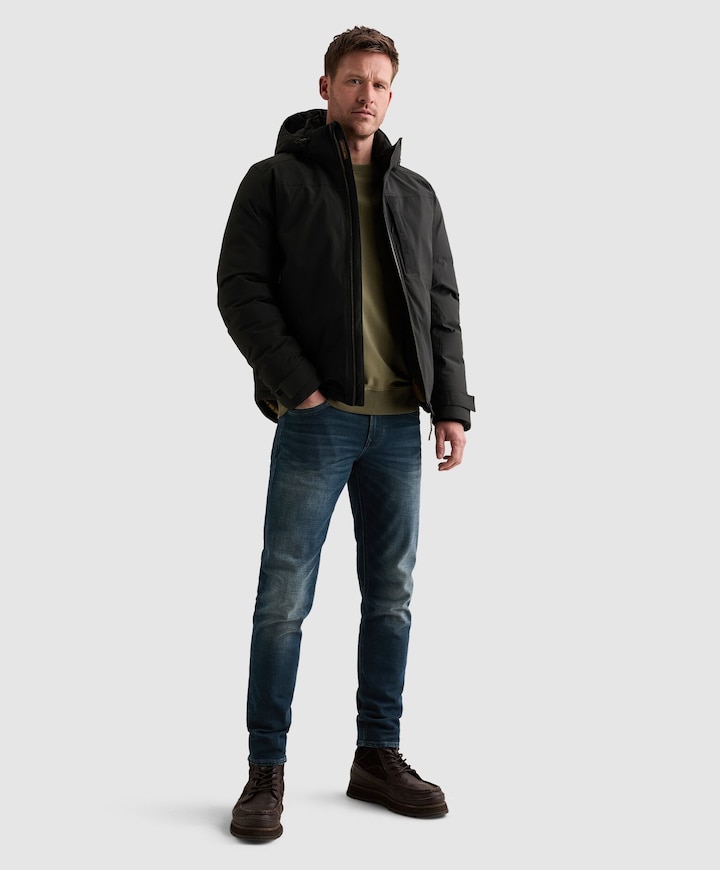 Heren jas zwart