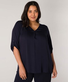 Dames blouse blauw