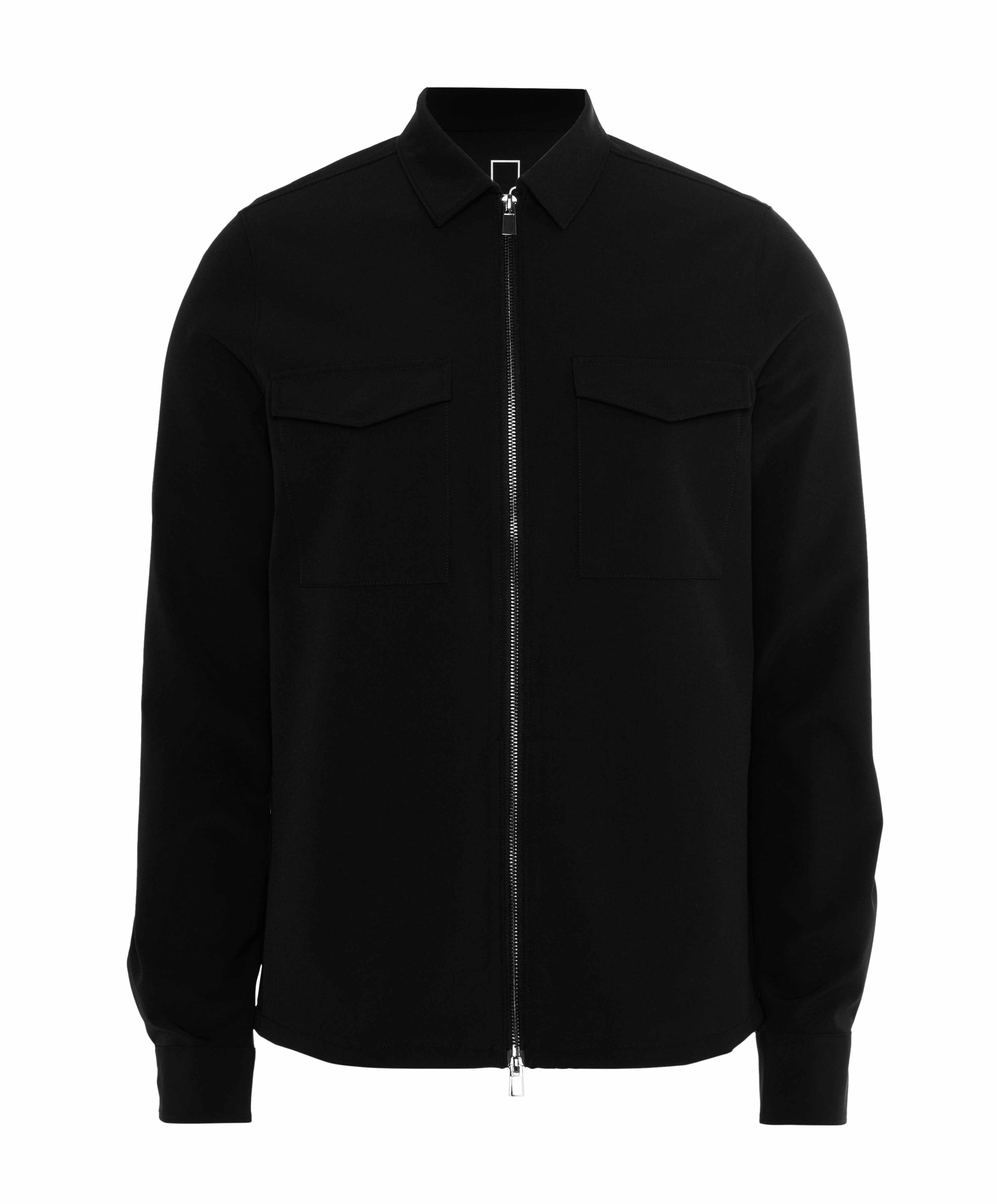 Heren overshirt zwart
