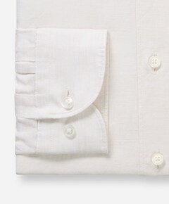 Heren overhemd lange mouw ecru