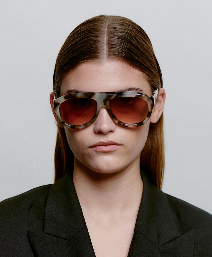 Uniseks zonnebril bruin